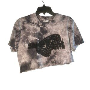 Tailgate SpaceJam women's tie-dyed cut off tee t-shirt size Small